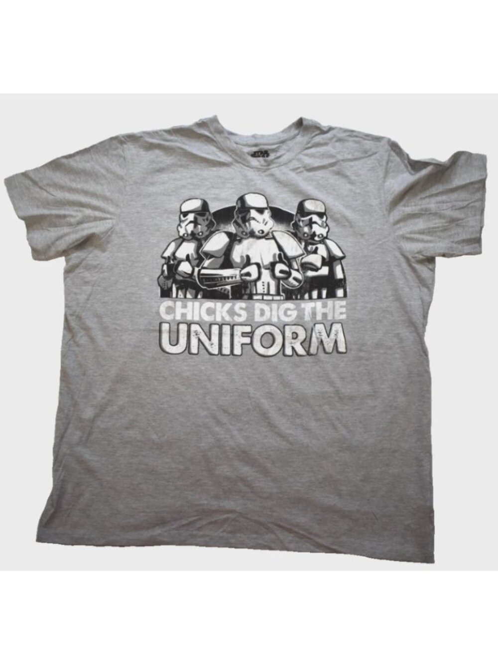 Star Wars Mens Chicks Dig The Uniform Funny Stormtrooper Graphic Shirt New 4XL